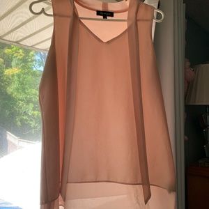 Peach coloured women's blouse